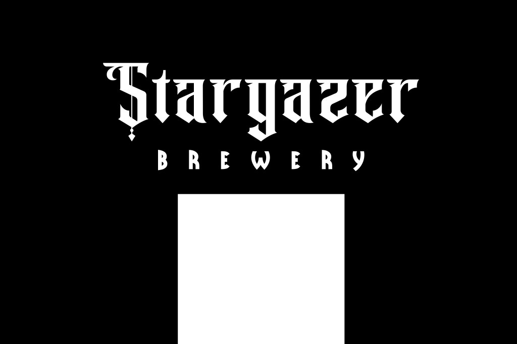 Stargazer Brewery lettering